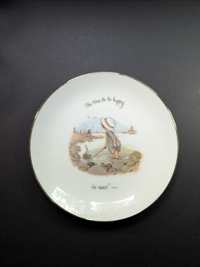 Vintage Holly Hobbie Collector Plate 6.5" Time To Be Happy Is Now 70's